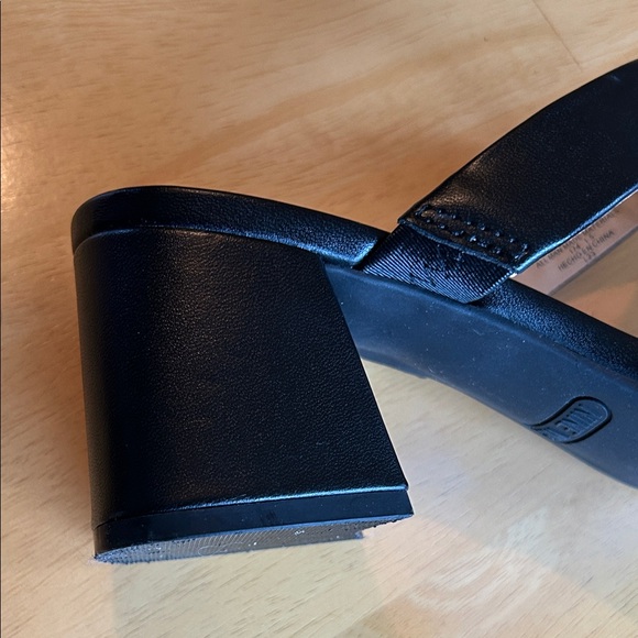 Nine West Black Block Heel Sandals - Picture 8 of 9